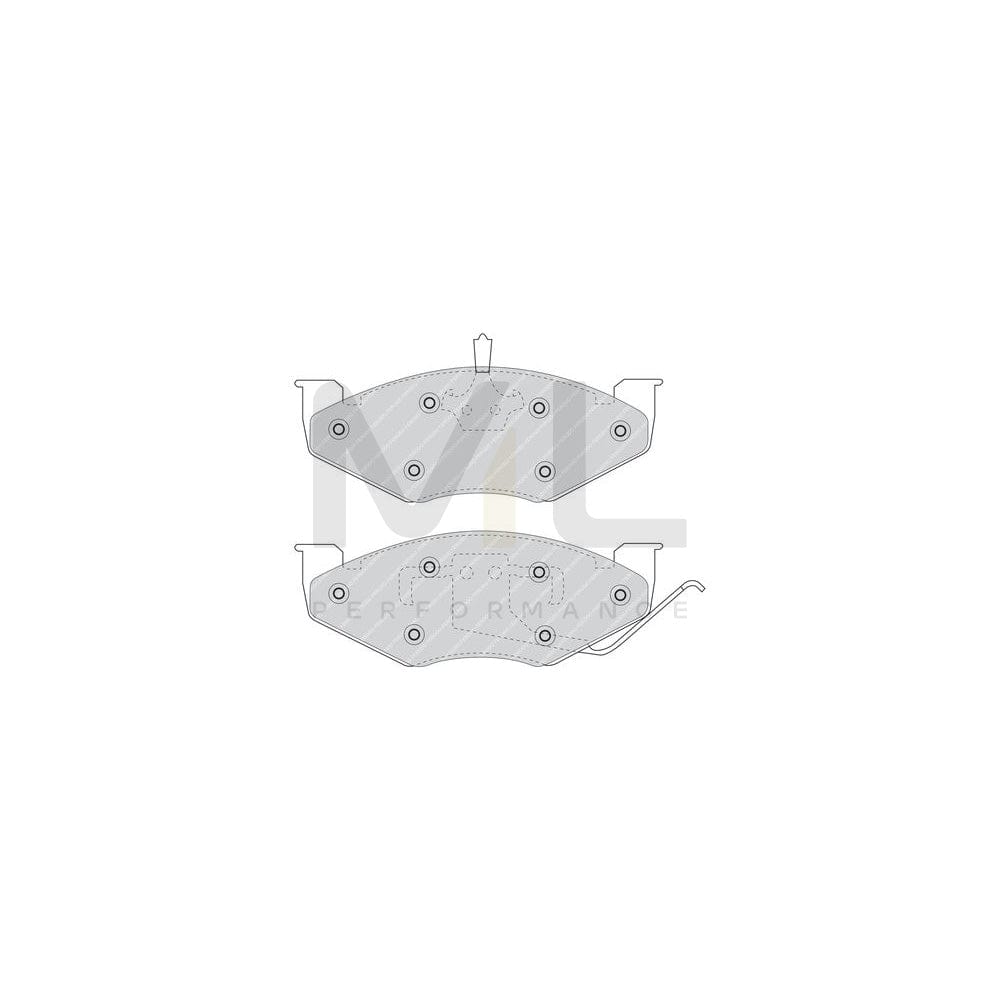 Ferodo Premier Fdb691 Brake Pad Set With Acoustic Wear Warning, Without Accessories | Performance Parts Direct Car Parts