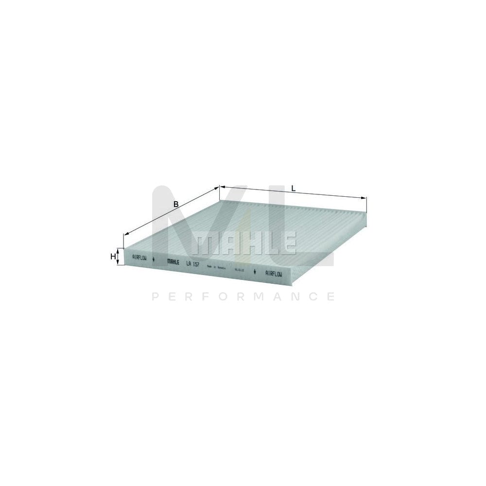 MAHLE ORIGINAL LA 157 Pollen filter Particulate Filter | Performance Parts DirectCar Parts