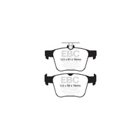 EBC PD02KR051 Audi Seat Skoda VW Redstuff Rear Brake Pad & Plain Disc Kit