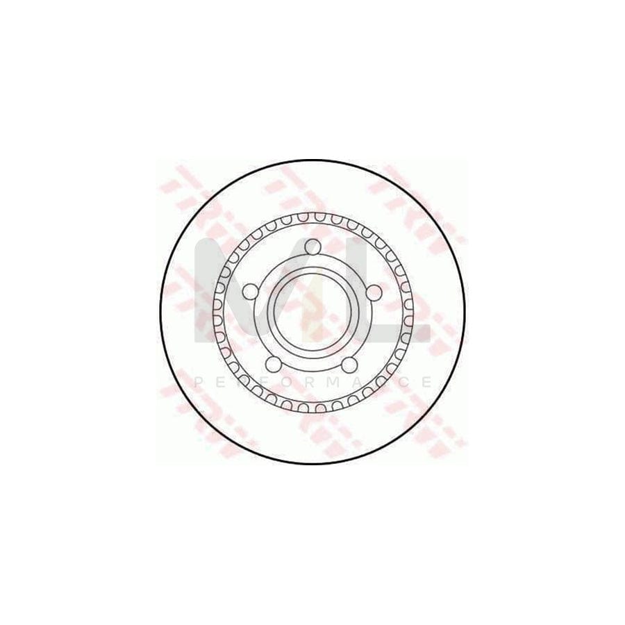 TRW DF1528 Brake Disc Vented | Performance Parts Direct Car Parts