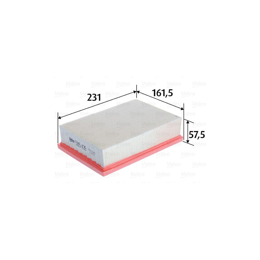 Valeo 585439 Air Filter