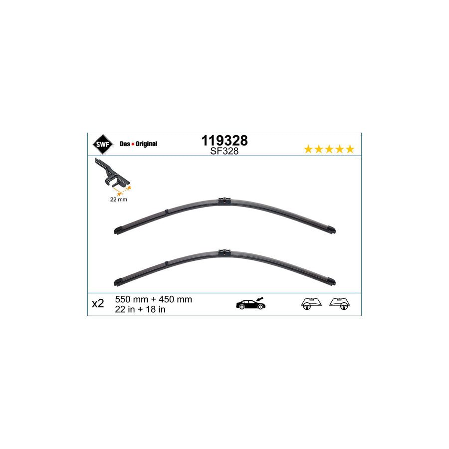Swf Visioflex 119328 Wiper Blade