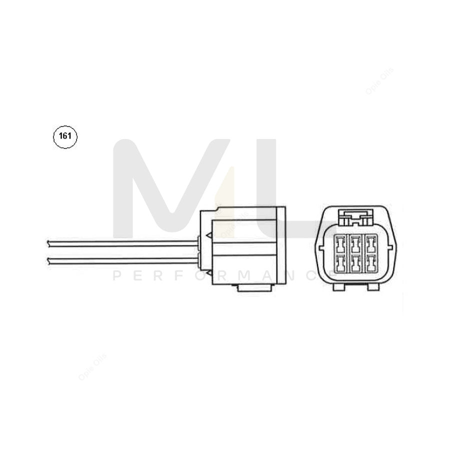 NTK Lambda Sensor - Oxygen / O2 Sensor LZA07-MD16 (NGK 90663)
