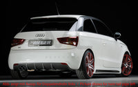 Rieger 00099874 Audi 8X A1 Rear Diffuser for Original Tailpipe Left - Carbon-Look