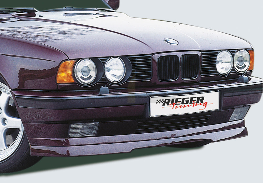 Rieger 00053012 BMW 5 Series E34 Front Splitter -  Matte Black