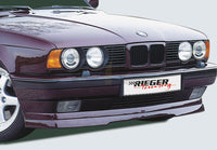 Rieger 00053012 BMW 5 Series E34 Front Splitter -  Matte Black