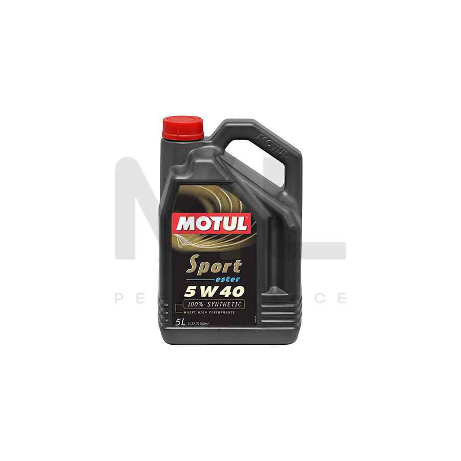 Motul Sport 5w-40 Ester Fully Synthetic Car Engine Oil 5l