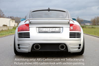 Rieger 00099057 Audi 8N TT Rear Bumper - Carbon-Look