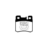 EBC PD03KR487 Mercedes-Benz W124 Yellowstuff Rear Brake Pad & Plain Disc Kit - ATE Caliper
