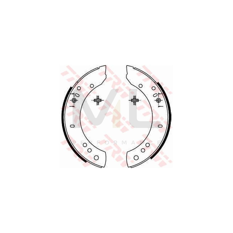 TRW GS6082 Brake Shoe Set | Performance Parts Direct Car Parts