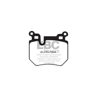 EBC PD02KR060 BMW E82 E88 Redstuff Rear Brake Pad & Plain Disc Kit