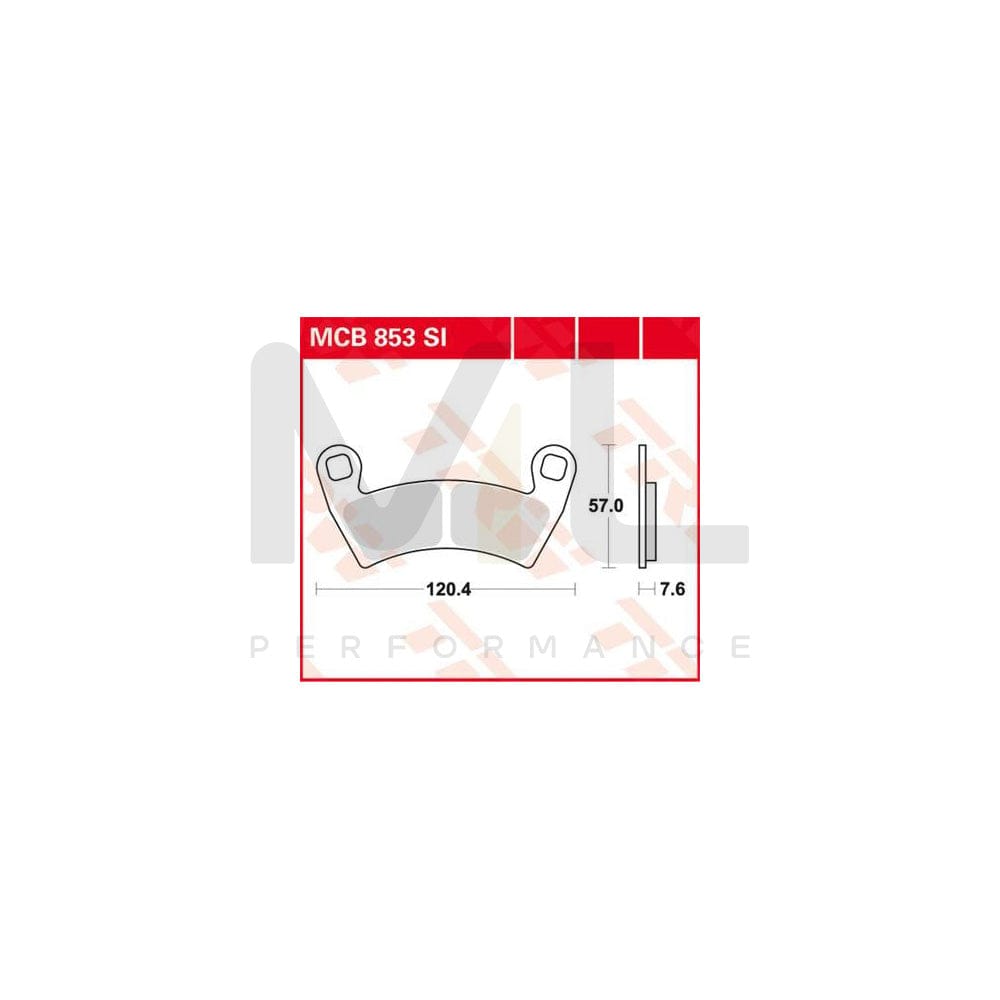 TRW Sinter Offroad Mcb853Si Brake Pad Set | Performance Parts Direct Car Parts