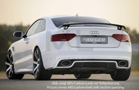 Rieger 00055470 Audi B8 B81 Rear Diffuser (A5 & S5) -  Matte Black