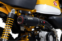 Scorpion PHA193SYSBCER Honda Monkey Red Power Full System - Black Ceramic Coated Sleeve |  UK