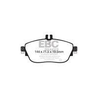 EBC PD01KF1878 Mercedes-Benz X156 Greenstuff Front Brake Pad & Plain Disc Kit