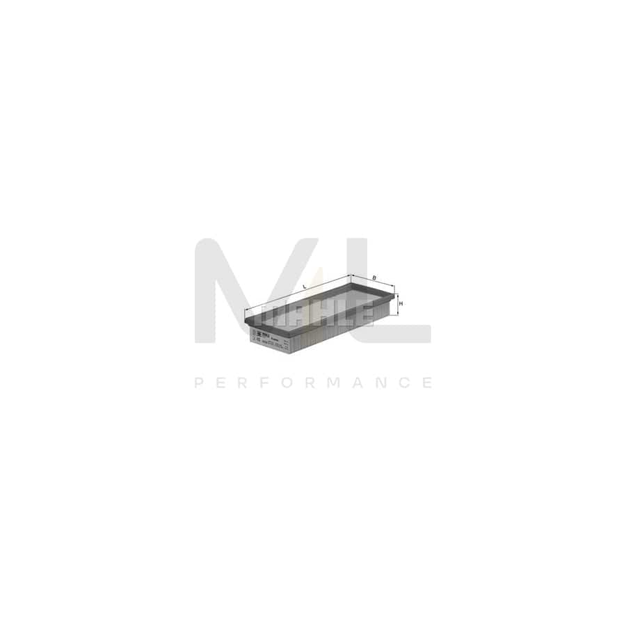 MAHLE ORIGINAL LX 495 Air Filter Filter Insert | Performance Parts DirectCar Parts