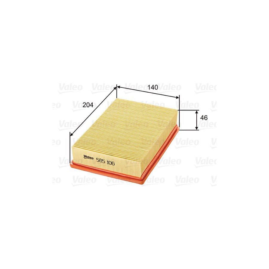 Valeo 585106 Air Filter