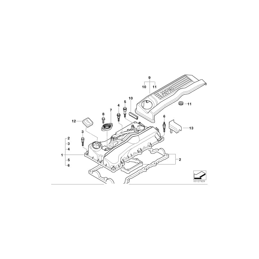 Genuine BMW 11127578324 E82 E85 E87 Collar Screw (Inc. 320i, 118i & X1 18i)