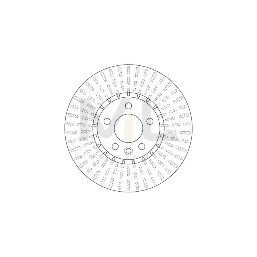 TRW DF6499S Brake Disc Vented, Painted | Performance Parts Direct Car Parts