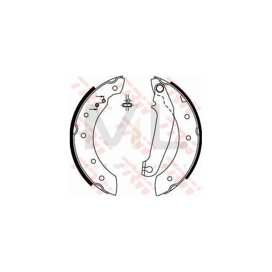 TRW GS6233 Brake Shoe Set | Performance Parts Direct Car Parts