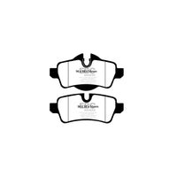 EBC PD03KR490 Mini R55 R58 R59 Yellowstuff Rear Brake Pad & Plain Disc Kit - TRW Caliper