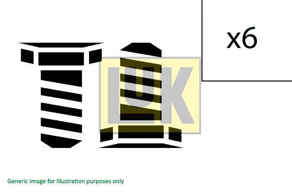 LuK 411 0127 10 Screw Set, Flywheel