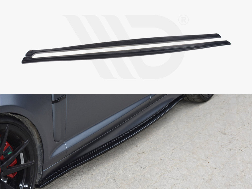 Maxton Design Jaguar Xf- R (2007-2011) Side Skirts Diffusers