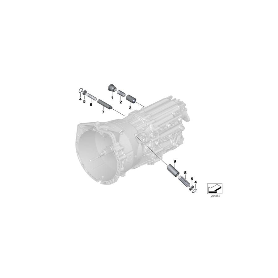 Genuine BMW 23317607666 F11 F06 Screw Plug, Outer Hexagon M30X1,5 / SW22 (Inc. M5)