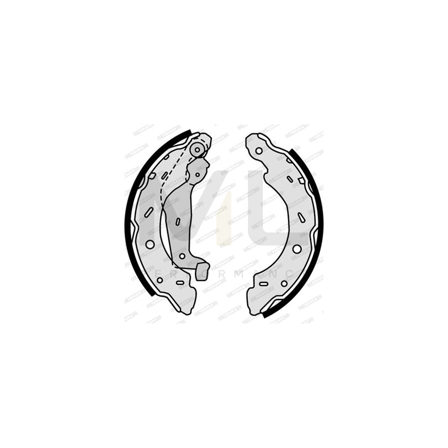 FERODO PREMIER FSB614 Brake Shoe Set | Performance Parts Direct Car Parts