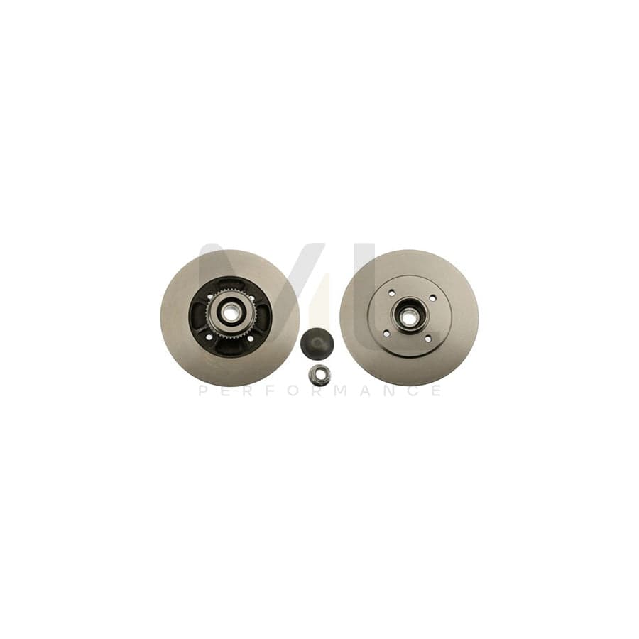 TRW DF2706BS Brake Disc Solid, with ABS sensor ring, with wheel bearing | Performance Parts Direct Car Parts