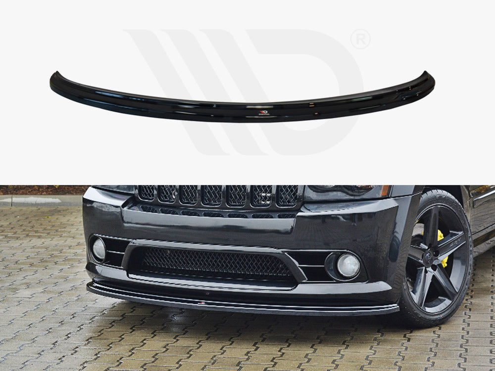 Maxton Design JE-GC-3-SRT8-FD1T Front Splitter V.1 Jeep Grand Cherokee Wk Srt8 |