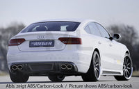 Rieger 00055426 Audi B8 B81 A5 Rear Diffuser for Twin Tailpipe Left & Right