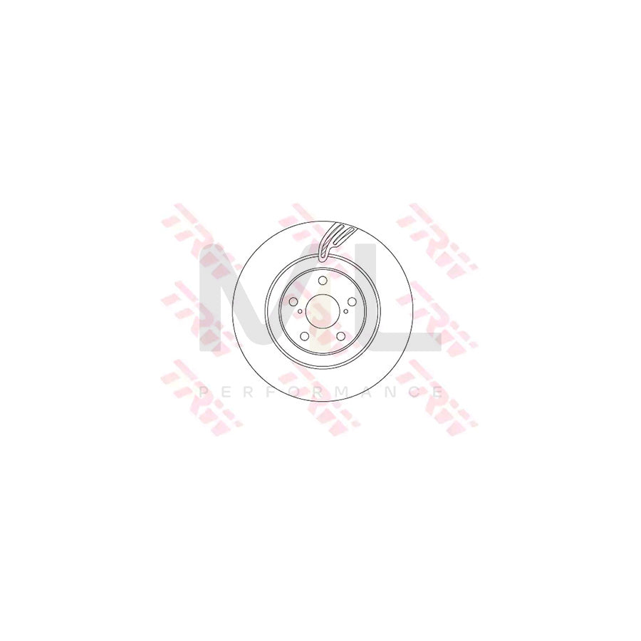 TRW DF6792 Brake Disc Vented, Painted | Performance Parts Direct Car Parts