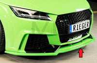 Rieger 00055176 Audi 8J 8J1-FV 8S TTRS Front Splitter -  Matte Black