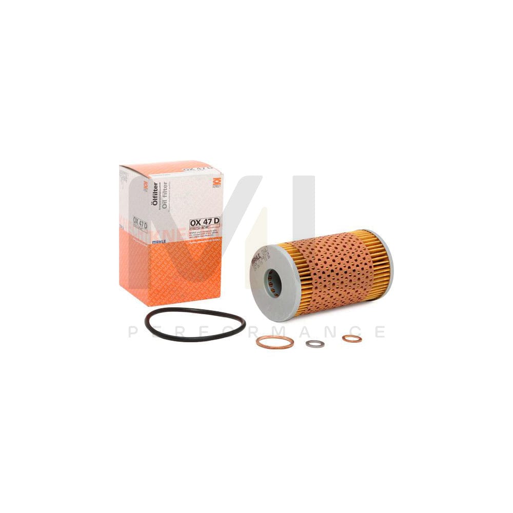 MAHLE ORIGINAL OX 47D Oil Filter Filter Insert | Performance Parts DirectCar Parts