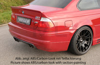 Rieger 00050242 BMW 3 Series E46 M3 Rear Diffuser -  Matte Black