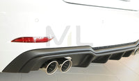 Rieger 00056822 Audi 8V A3 Rear Diffuser for Twin Tailpipe Left & Right -  Matte Black