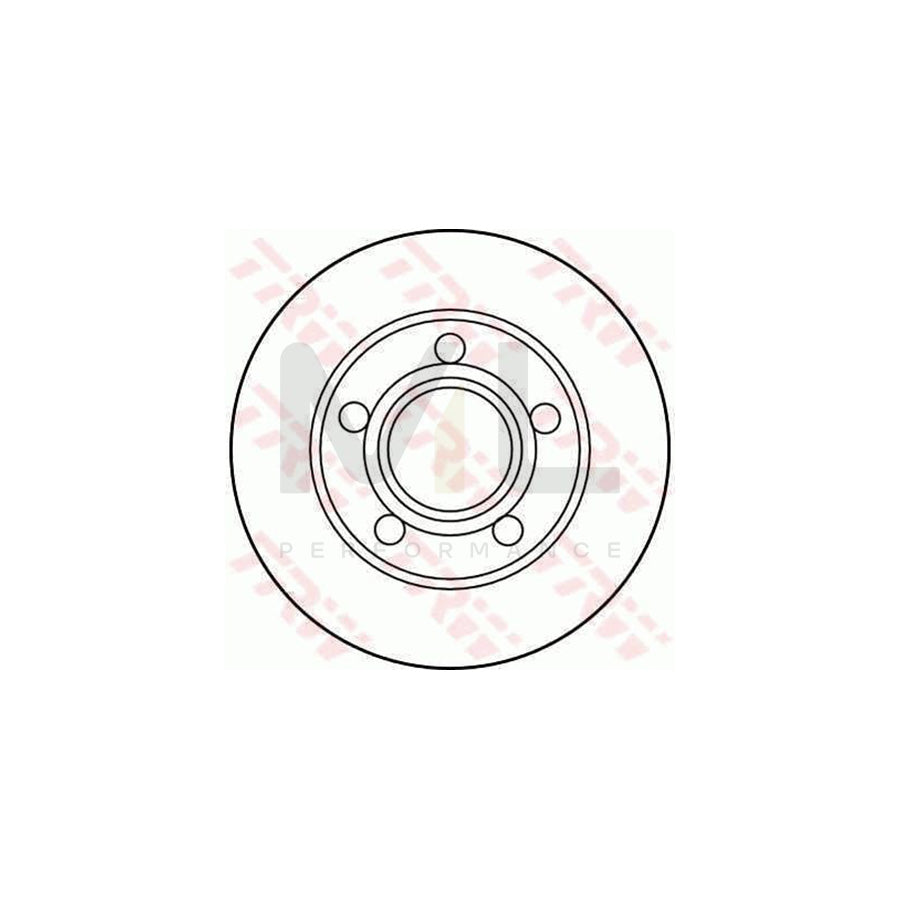 TRW DF2655 Brake Disc Solid | Performance Parts Direct Car Parts