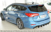 Rieger 00034212 Ford DEH Focus 4 Rear Diffuser for Sport Tailpipe Left & Right (Inc. Focus 4 ST) -  Matte Black