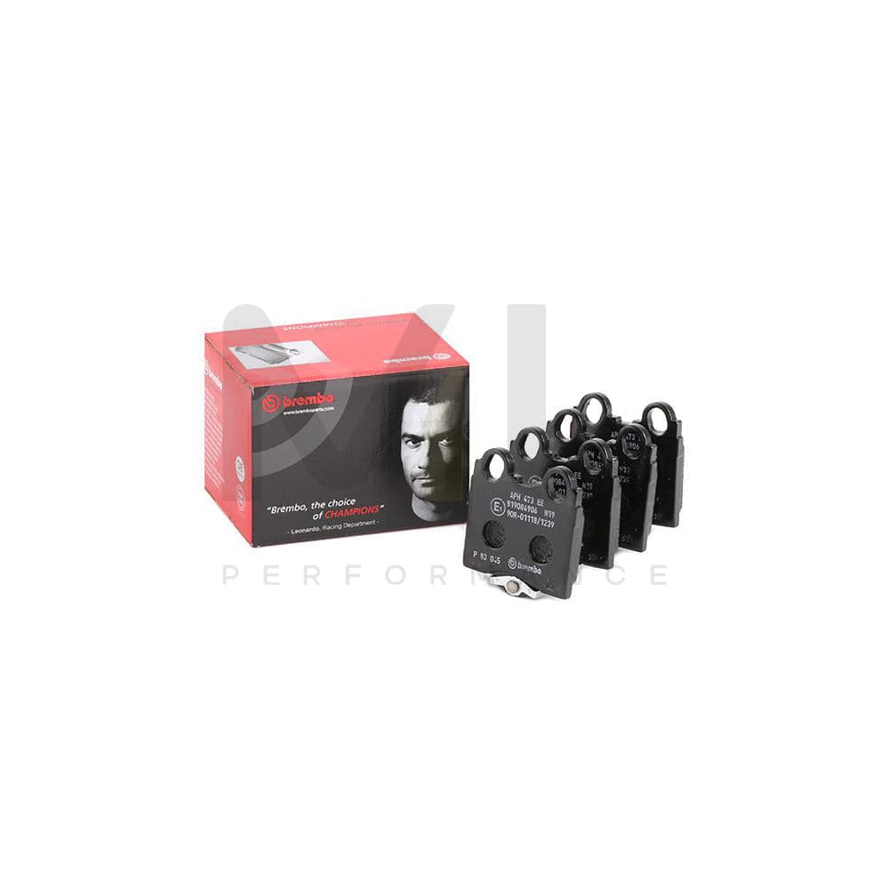 Brembo P 83 045 Brake Pad Set With Acoustic Wear Warning