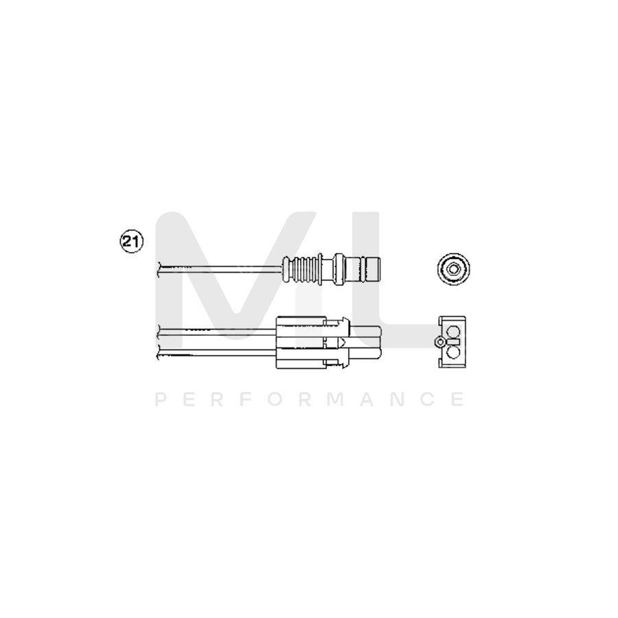 NTK Lambda Sensor / O2 Sensor (NGK 1826) - OZA446-E13