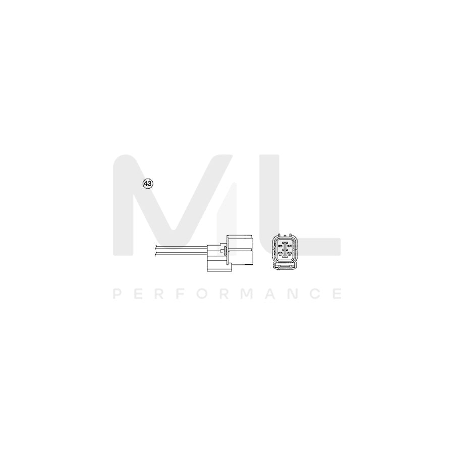 NTK Lambda Sensor / O2 Sensor (NGK 5714) - OZA660-EE18