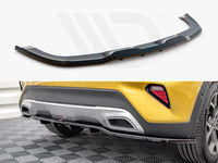 Maxton Design Kia Xceed MK1 (2019-) Central Rear Splitter (vertical Bars)