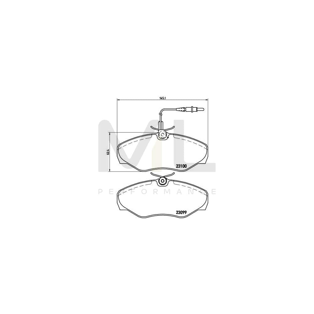Brembo P 68 026 Brake Pad Set