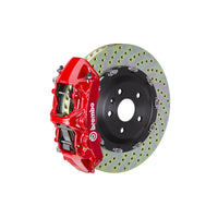 Brembo 1N1.9032A Audi A6 Front GT 6-Pistons Drilled 2-piece Big Brake Kit 380x34mm