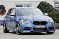Rieger BMW 1 Series F20 Left & Right Side Skirts Splitter - Carbon-Look