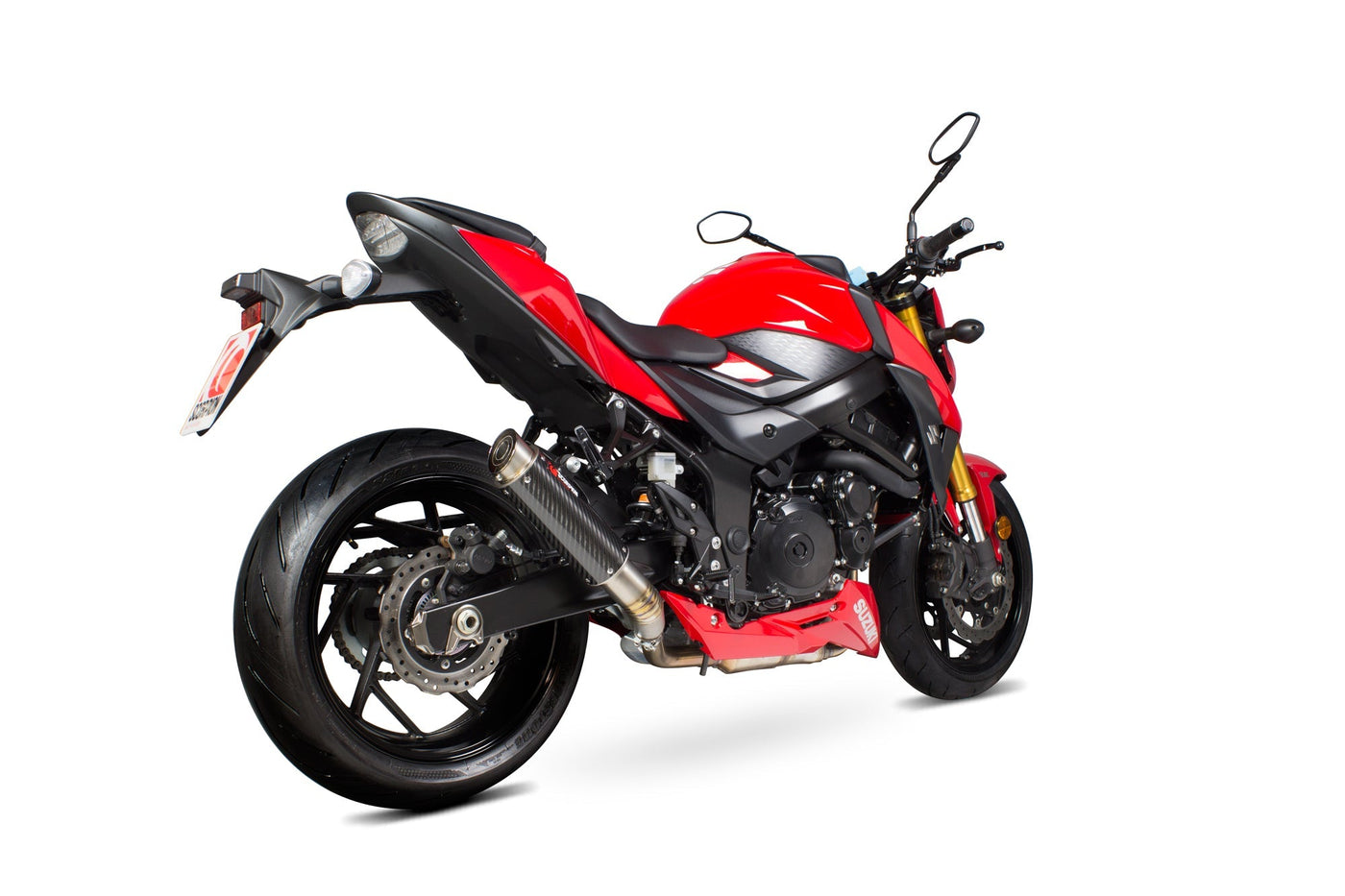 Scorpion SI1010CEM Suzuki GSX-S 750 Rp1-Gp Slip-On - Carbon Fibre sleeve |  UK