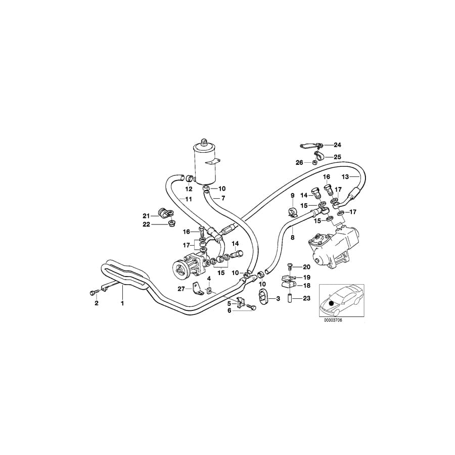 Genuine BMW 32411134801 E34 Intake Manifold (Inc. 525tds, 525td & 524td)