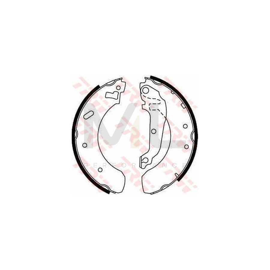 TRW GS6215 Brake Shoe Set | Performance Parts Direct Car Parts