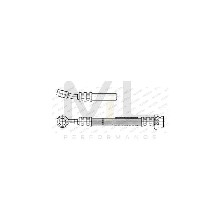 FERODO FHY2589 Brake Hose for SUZUKI JIMNY 355mm, ???10 | Performance Parts Direct Car Parts